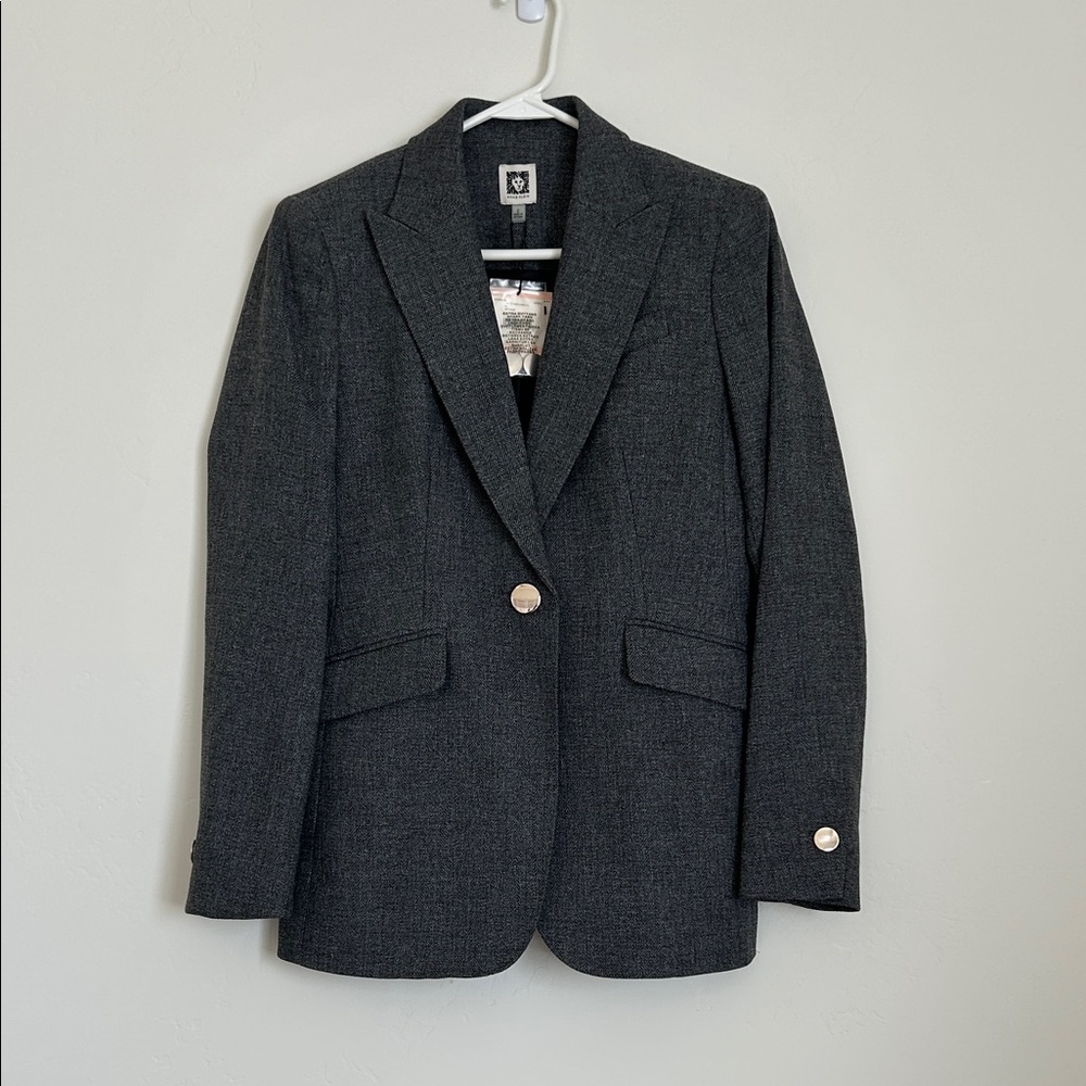 Anne Klein Charcoal Blazer